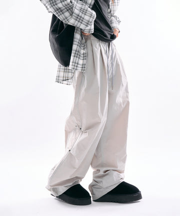 Aether rivet snap nylon pants